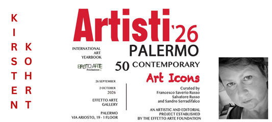 Internationale Kunstbühne: Kirsten Kohrt stellt in Rom und Palermo aus!