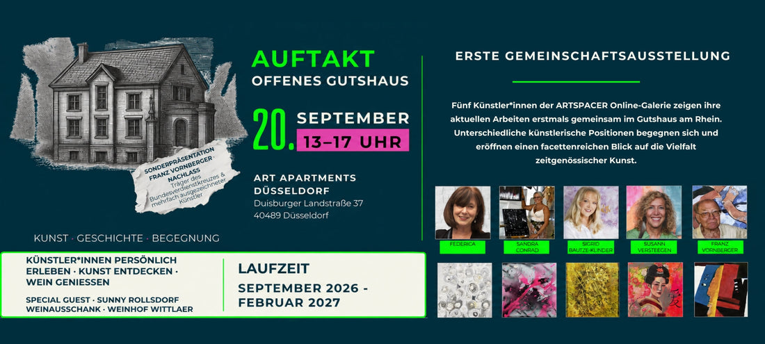 Erste Ausstellung im Gutshaus am Rhein 01.09.2026 bis 28.02.2027