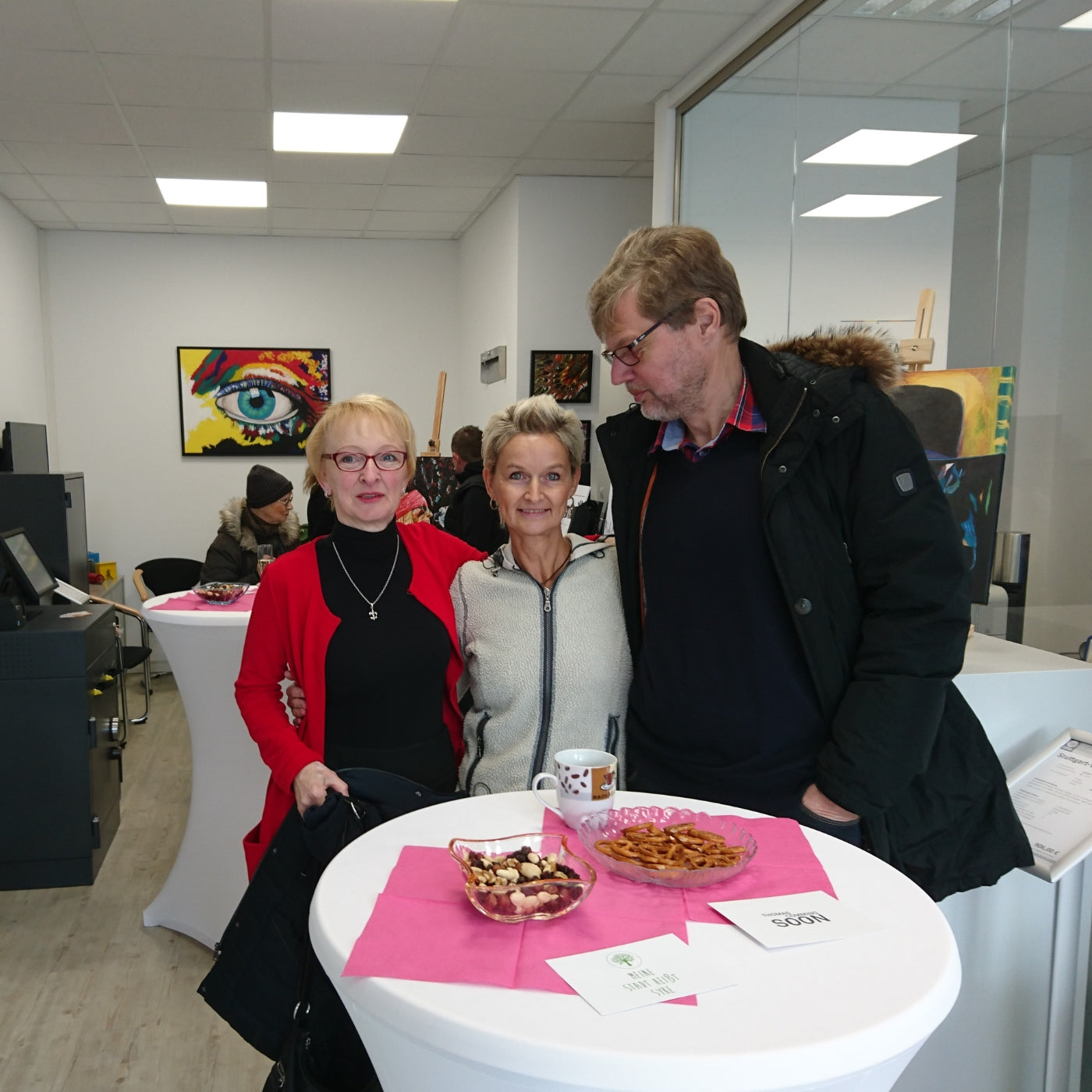 Impressionen einer Ausstellung der Künstlerin Smillya Dartsch