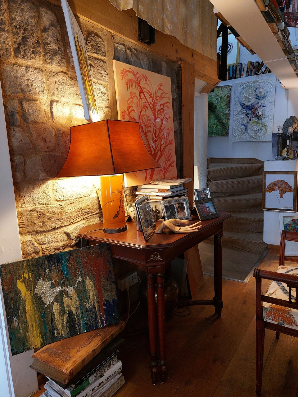 Impressionen aus dem Atelier von Federica, Künstlerin aus Düsseldorf.