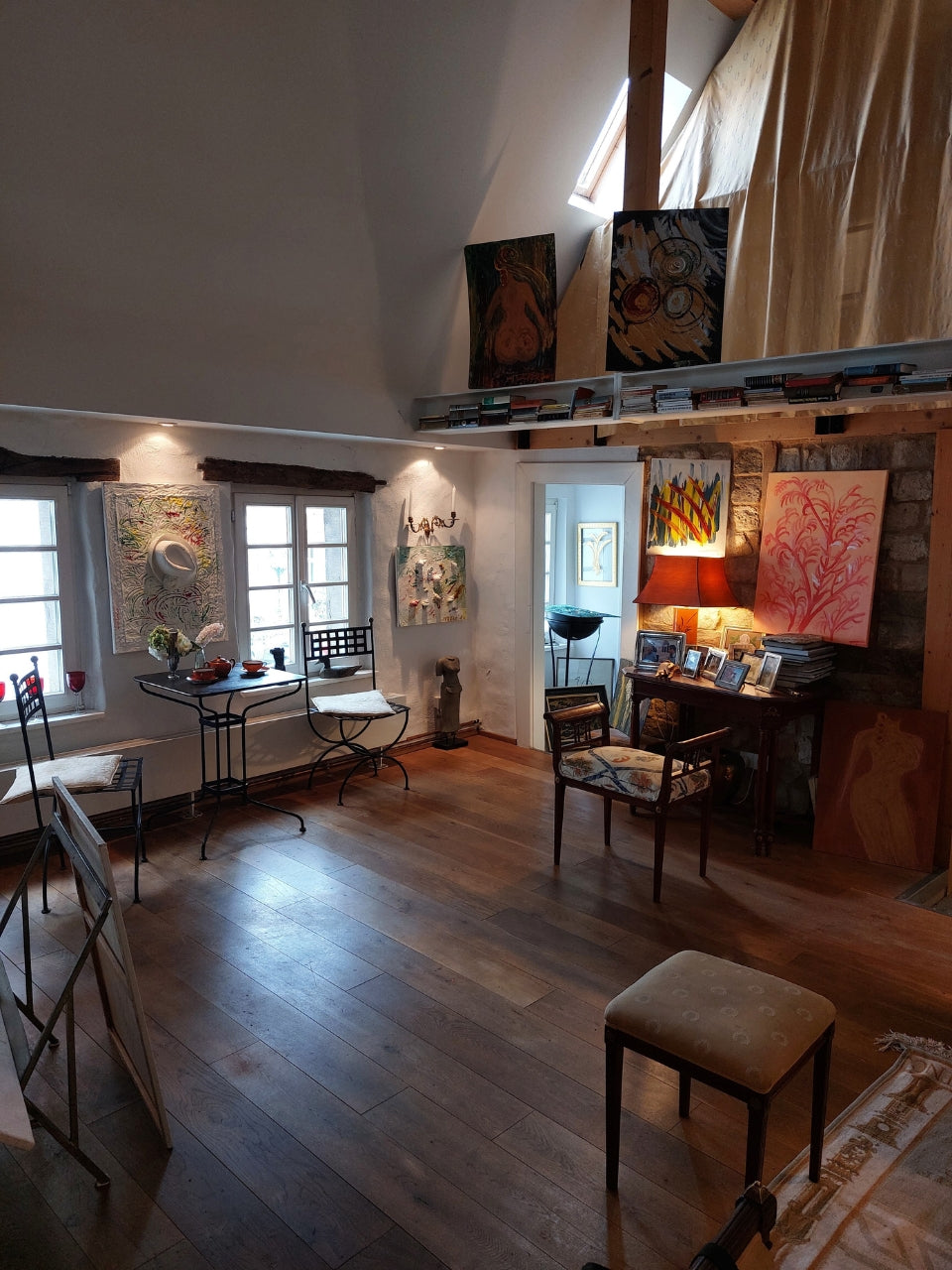 Impressionen aus dem Atelier von Federica, Künstlerin aus Düsseldorf.