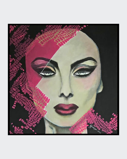 Das Bild ‘1001 Nacht Nr. 3’ von Gabriele Springer ist ein Acrylgemälde auf Leinwand mit den Maßen 80x80 cm. Es zeigt eine lebendige Komposition aus kräftigen Farben, die an orientalische Nächte erinnern. Die Farben verlaufen ineinander und erzeugen ein dynamisches, fast hypnotisches Muster. Die Texturen und Farbverläufe vermitteln ein Gefühl von Tiefe und Bewegung.