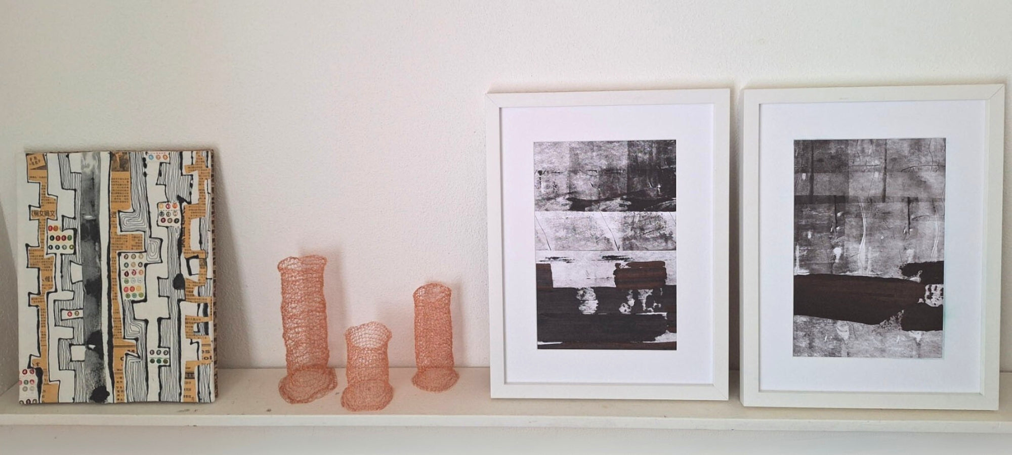 Blick ins Atelier von Monika Schiwy-Jessen, PaperArt