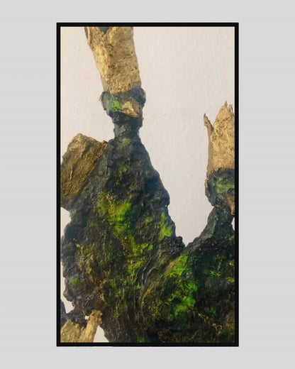 Faserbeton Skulptur, 65 x 30 cm