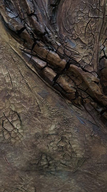 Cracks, Acryl auf Keilrahmen, 50×50 cm