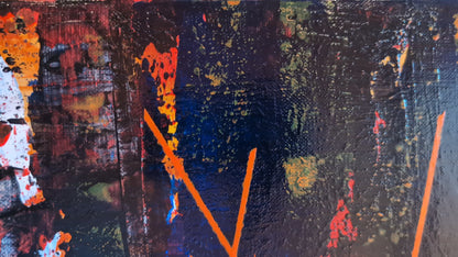 Abstract Painting Demonstration – Vielfalt in Farbe, Acryl auf Keilrahmen, 54x74 cm