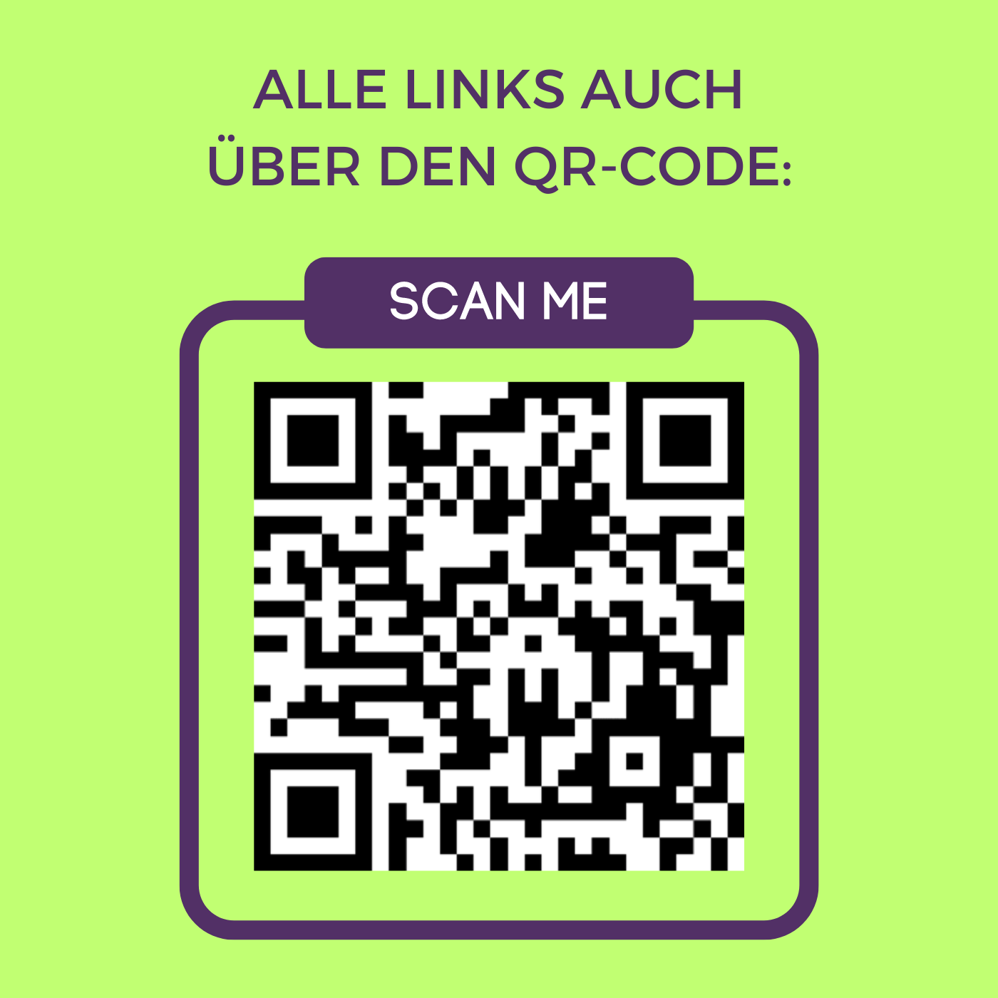 QR-Code zu den Webseite und Social Media Kanälen der Künstlerin Gabriele Springer