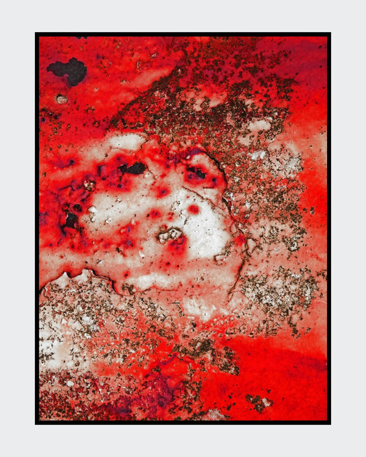 Fotografie "Ein Mädchengesicht" von Ralf Sempf. Ein geheimnisvolles Motiv wurde in ein Mädchengesicht verwandelt. Gedruckt auf Leinwand mit Keilrahmen, Format 80 x 60 cm. 