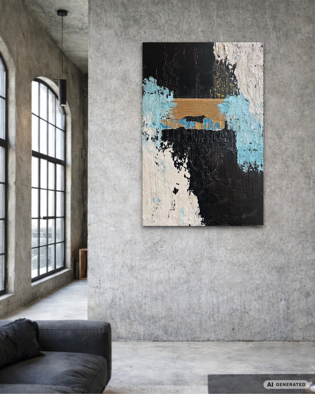 Zwischen den Schichten, Acryl auf Leinwand, 120x80 cm